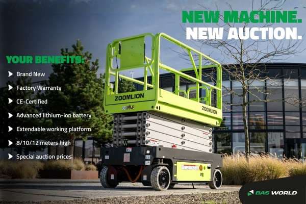 ✨NEW✨ Zoomlion ZS0812AC-Li 8 M - Factory Warranty - CE-Certified