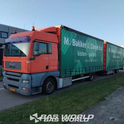 MAN TGA 18.320 +Trailer Daco MXS 220 | Euro 4 Airco Low Deck 2007