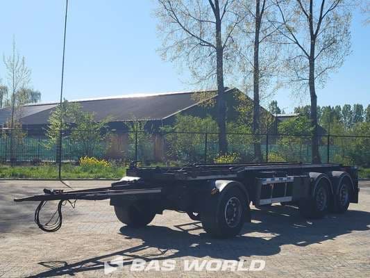 Burg BPA 09-18 3x SAF 9 Ton Intradisc Containerchassis Trailer 2008